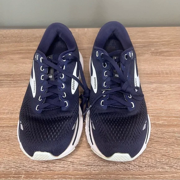 Brooks Ghost 15 Running Shoes – Peacoat / Navy / White – Women’s 7.5 - Picture 2 of 7